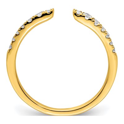 14K Yellow Gold 1/4 ct tw Lab-Grown Diamond Wedding Ring – view 2