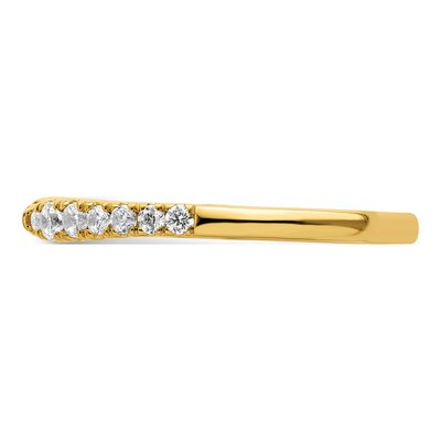14K Yellow Gold 1/4 ct tw Lab-Grown Diamond Wedding Ring – view 3