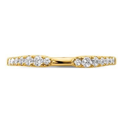 14K Yellow Gold 1/4 ct tw Lab-Grown Diamond Wedding Ring – view 4