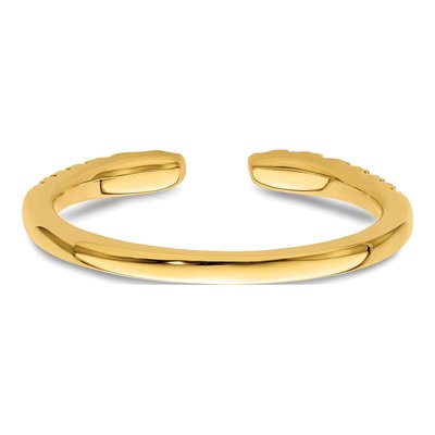 14K Yellow Gold 1/4 ct tw Lab-Grown Diamond Wedding Ring – view 5