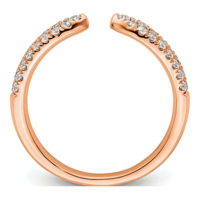 14K Rose Gold 1/2 ct tw Lab-Grown Diamond Wedding Ring – view 2
