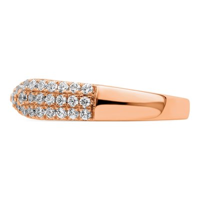 14K Rose Gold 1/2 ct tw Lab-Grown Diamond Wedding Ring – view 3