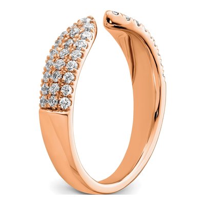 14K Rose Gold 1/2 ct tw Lab-Grown Diamond Wedding Ring – view 6