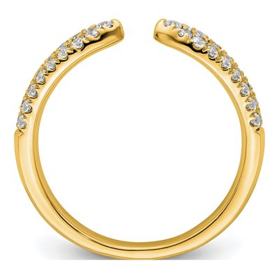 14K Yellow Gold 1/2 ct tw Lab-Grown Diamond Wedding Ring – view 3
