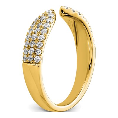 14K Yellow Gold 1/2 ct tw Lab-Grown Diamond Wedding Ring – view 7