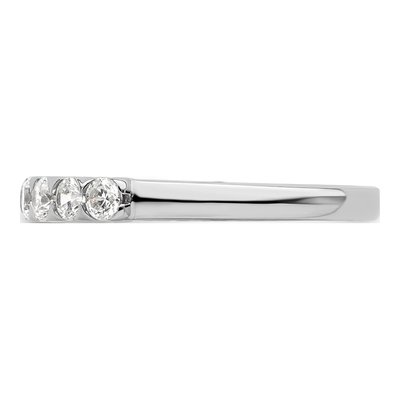 14K White Gold 3/4 ct tw Lab-Grown Diamond Eleven Fashion Wedding Band – view 3