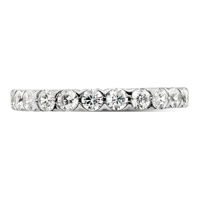 14K White Gold 3/4 ct tw Lab-Grown Diamond Eleven Fashion Wedding Band – view 4