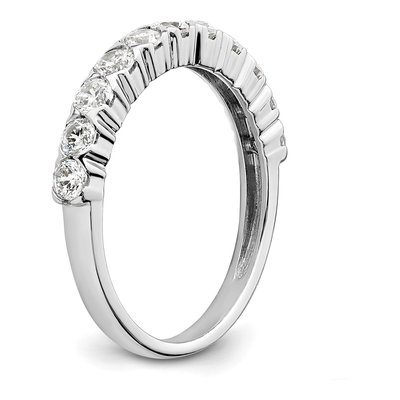 14K White Gold 3/4 ct tw Lab-Grown Diamond Eleven Fashion Wedding Band – view 6