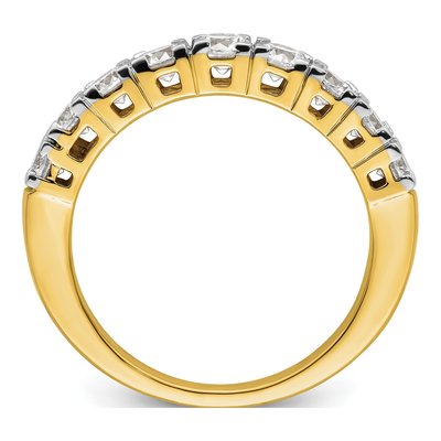 14K Yellow Gold 1 ct tw Lab-Grown Diamond Fashion Wedding Band – view 2