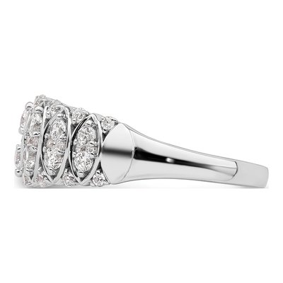 14K White Gold 3/4 ct tw Diamond Wedding Band – view 3