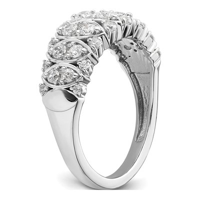 14K White Gold 3/4 ct tw Diamond Wedding Band – view 7