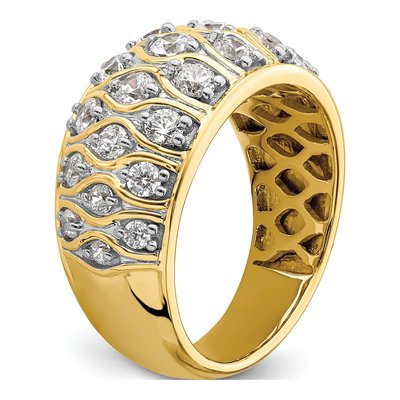 14K Yellow Gold 1 1/6 ct tw Lab-Grown Diamond Fashion Ring – view 6