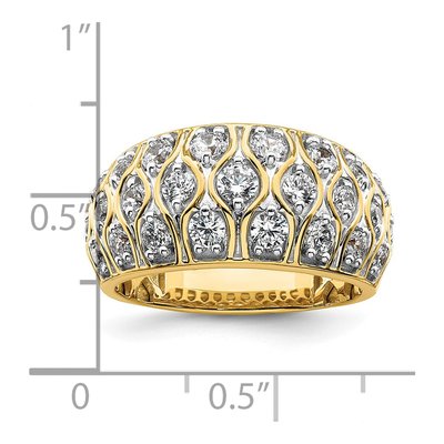 14K Yellow Gold 1 1/6 ct tw Lab-Grown Diamond Fashion Ring – view 7