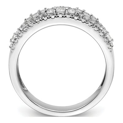 14K White Gold 7/8 ct tw Diamond Wedding Band – view 2