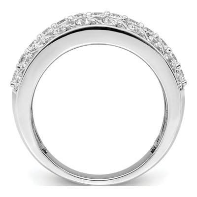 14K White Gold 1.25 ct tw Diamond Wedding Band – view 2
