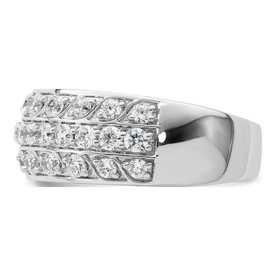 14K White Gold 1.25 ct tw Diamond Wedding Band – view 3