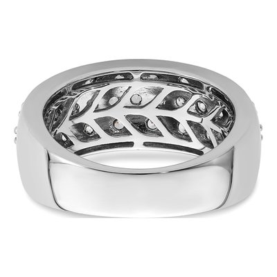 14K White Gold 1.25 ct tw Diamond Wedding Band – view 6