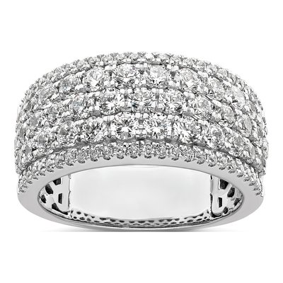 14K White Gold 2 ct tw Lab-Grown Diamond Fashion Ring