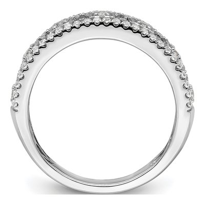 14K White Gold 7/8 ct tw Diamond Wedding Band – view 2