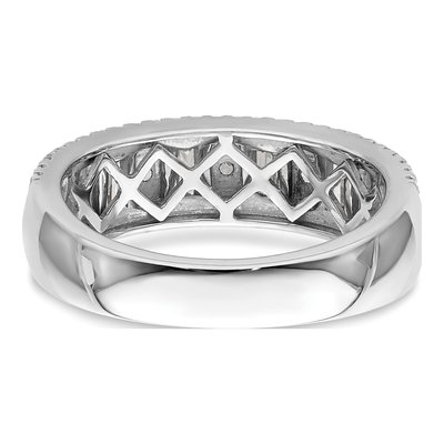 14K White Gold 7/8 ct tw Diamond Wedding Band – view 6