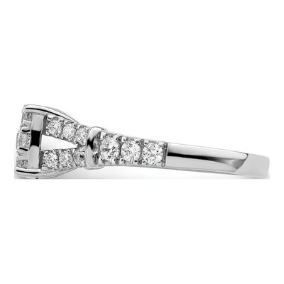 14K White Gold 1 ct tw Lab-Grown Diamond Engagement Ring – view 3