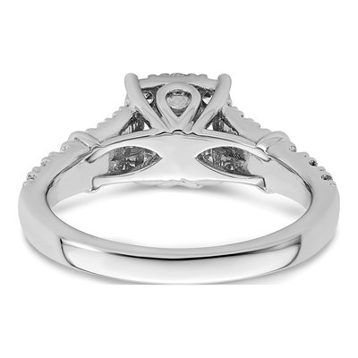 14K White Gold 1 ct tw Lab-Grown Diamond Engagement Ring – view 5