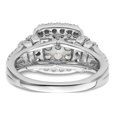 14K White Gold 1 1/2 ct tw Lab-Grown Diamond Engagement Ring – view 6
