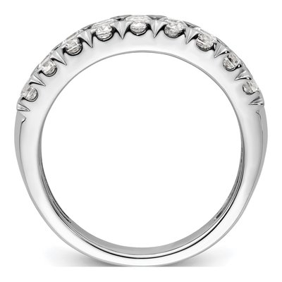 14K White Gold 1 1/2 ct tw Lab-Grown Diamond Double Row Ring – view 2