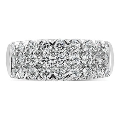 14K White Gold 1.5 ct tw Diamond Pave Wedding Ring – view 5