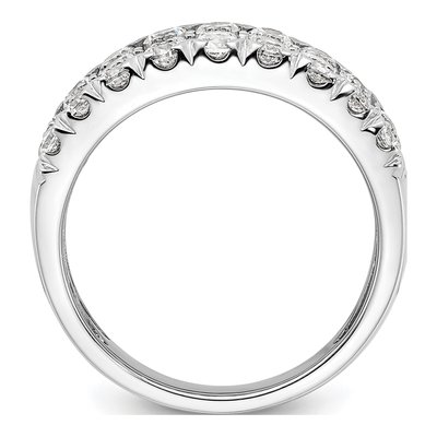 14K White Gold 2 ct tw Diamond Pave Ring – view 3