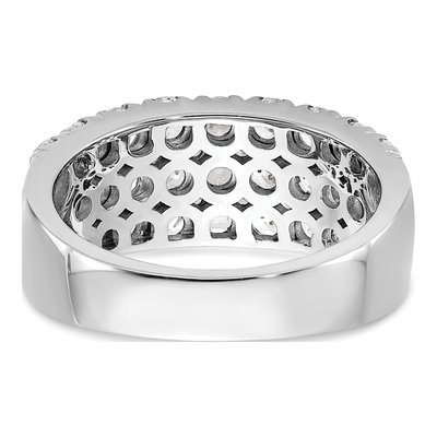 14K White Gold 2 ct tw Diamond Pave Ring – view 7
