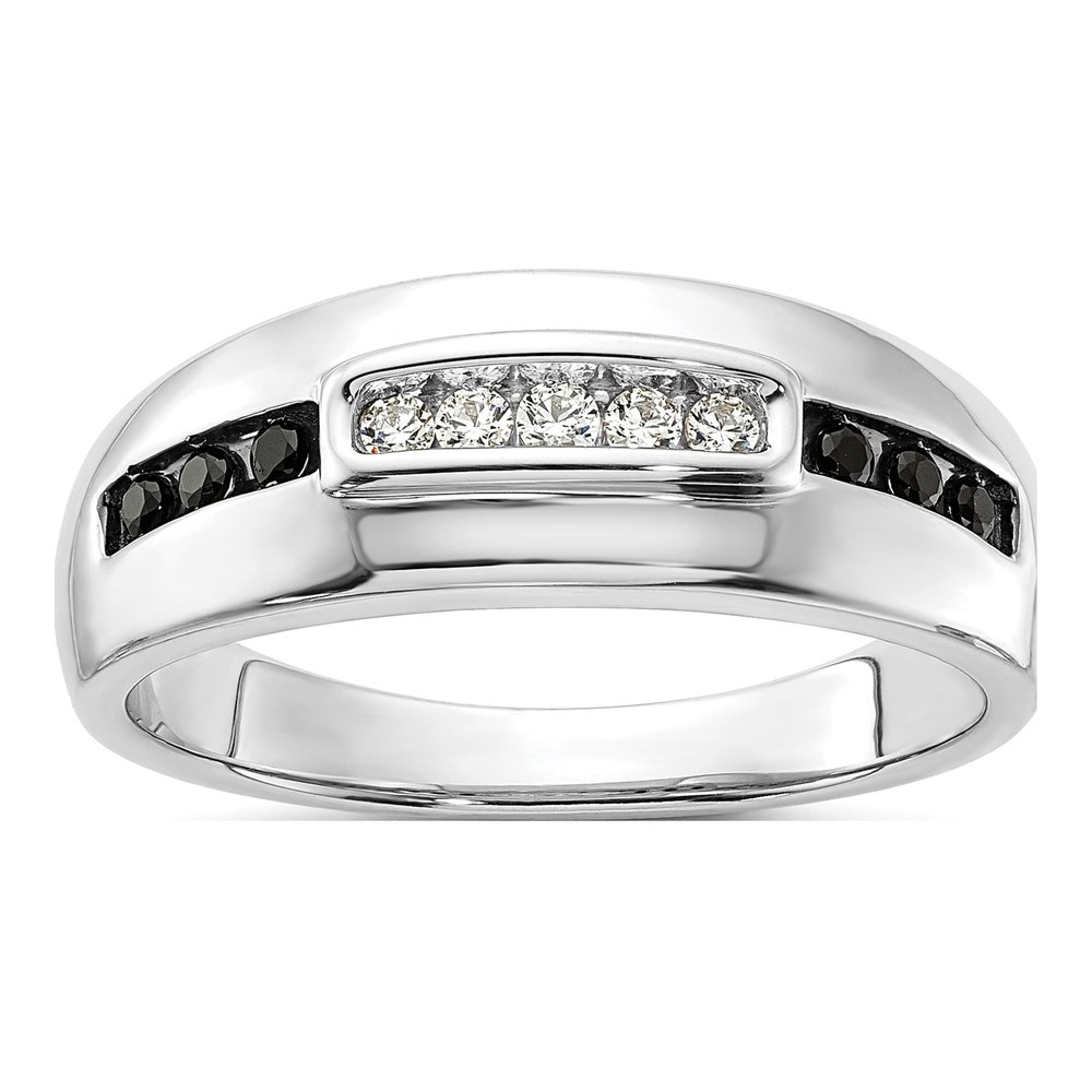 Men's 14K White Gold 1/4 ct tw Diamond Ring