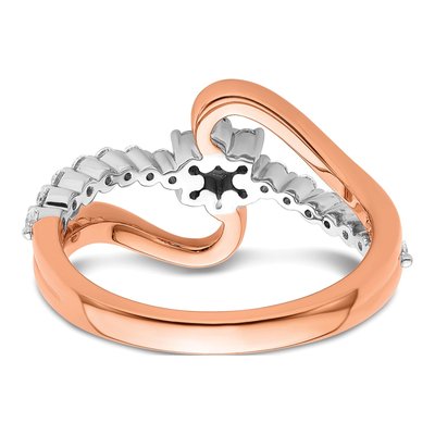 14K Two-Tone Gold 1/3 ct tw Lab-Grown Diamond Fashion Ring – view 6