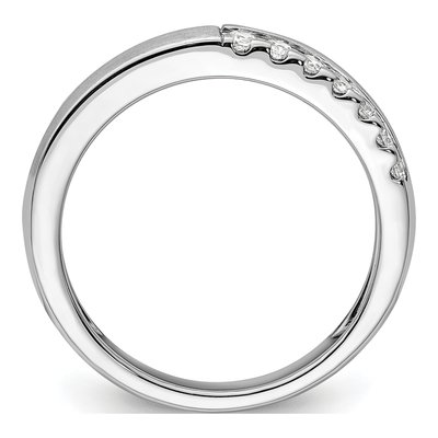 14K White Gold 3/8 ct tw Lab-Grown Diamond Wedding Band – view 2
