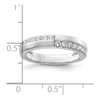14K White Gold 3/8 ct tw Lab-Grown Diamond Wedding Band – view 7