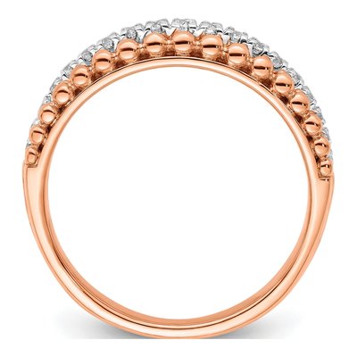 14K Two-Tone Gold 1/4 ct tw Lab-Grown Diamond Ring – view 3
