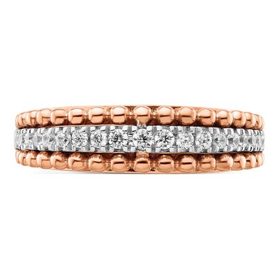 14K Two-Tone Gold 1/4 ct tw Lab-Grown Diamond Ring – view 5
