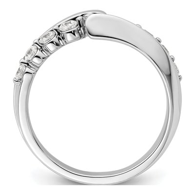 14K White Gold 1/2 ct tw Lab-Grown Diamond Wedding Band – view 2