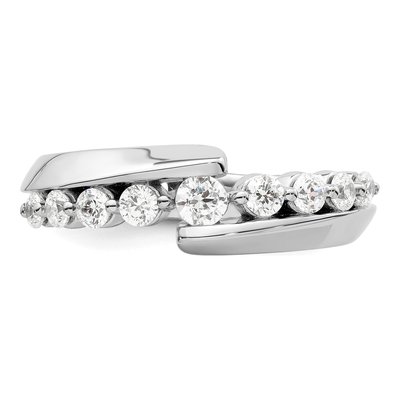 14K White Gold 1/2 ct tw Lab-Grown Diamond Wedding Band – view 4