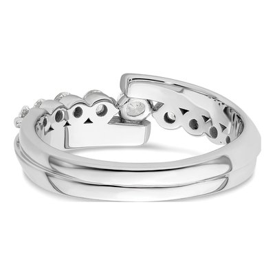 14K White Gold 1/2 ct tw Lab-Grown Diamond Wedding Band – view 5