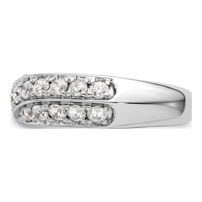 14K White Gold 1 ct tw Lab-Grown Diamond Wedding Band – view 3
