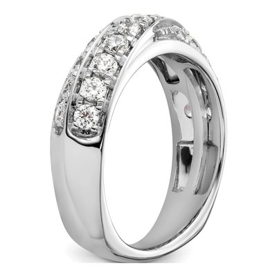 14K White Gold 1 ct tw Lab-Grown Diamond Wedding Band – view 6