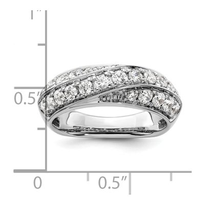 14K White Gold 1 ct tw Lab-Grown Diamond Wedding Band – view 7