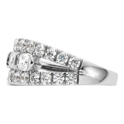 14K White Gold 1 3/8 ct tw Lab-Grown Diamond Fashion Ring – view 3