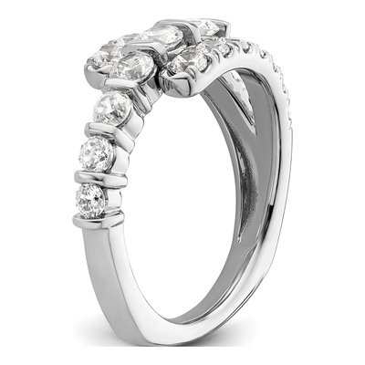 14K White Gold 1 3/8 ct tw Lab-Grown Diamond Fashion Ring – view 6
