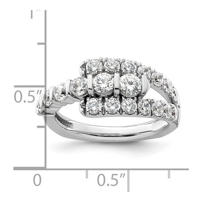 14K White Gold 1 3/8 ct tw Lab-Grown Diamond Fashion Ring – view 7
