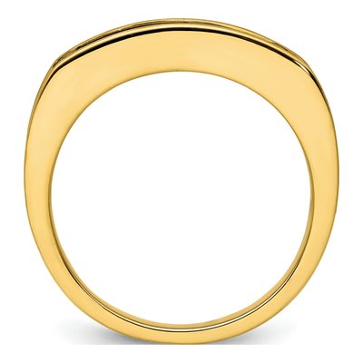 Men's 14K Yellow Gold 1 ct tw Lab-Grown Diamond Ring – view 2