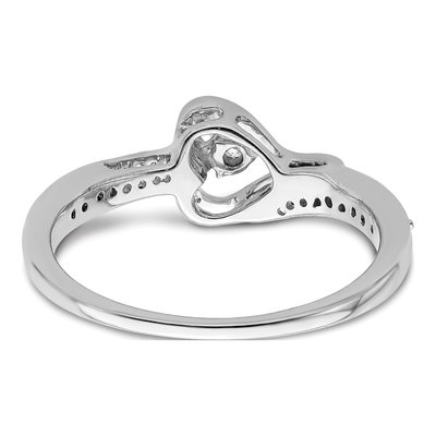 14K White Gold 1/5 ct tw Lab-Grown Diamond Promise Ring – view 6