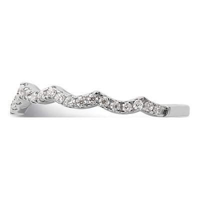 14K White Gold 1/3 ct tw Lab-Grown Diamond Wedding Band – view 3