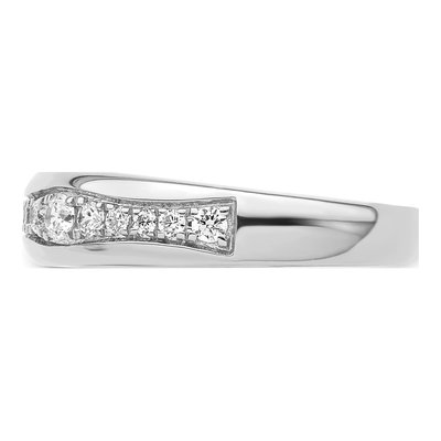 14K White Gold 3/8 ct tw Lab-Grown Diamond Fashion Wedding Band – view 3